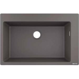 Hansgrohe - Вградена гранитна мивка S510-F660, каменно сиво 43313290 (43313290) Мивка за вграждане