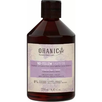 Ohanic Шампоан за неутрализиране на жълтите нюанси No Yellow, 250 ml