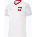 Nike Мъжка футболна фланелка Nike Dri-Fit Poland Home 2026 white/field silver