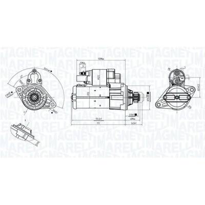 Štartér MAGNETI MARELLI 063725561010