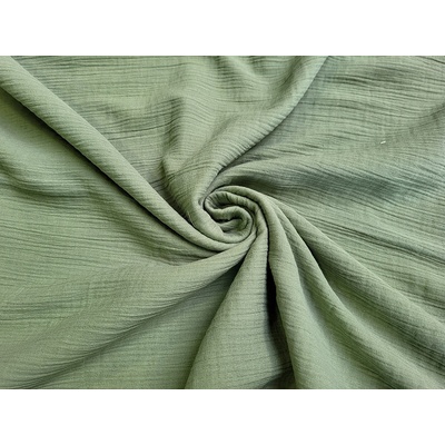 Bavlnená látka GÁZOVINA KHAKI šírka 280 cm