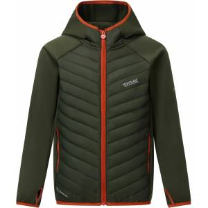 Regatta Детско поларено яке Regatta Kid's Junior Andreson Hybrid Hybrid jacket - Dark Khaki - размер 3-4 Years (703-7785-1216)
