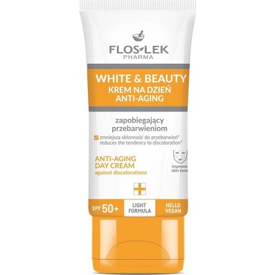 Floslek White & Beauty denní krém proti stárnutí SPF50+ 30 ml