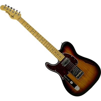 G&L Tribute ASAT Classic Bluesboy LH 3-Tone Sunburst Джаз китара