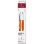 Victorinox - Комплект от 2 кухненски ножа за зеленчуци SWISS CLASSIC, 8 см, оранжеви (GG779)