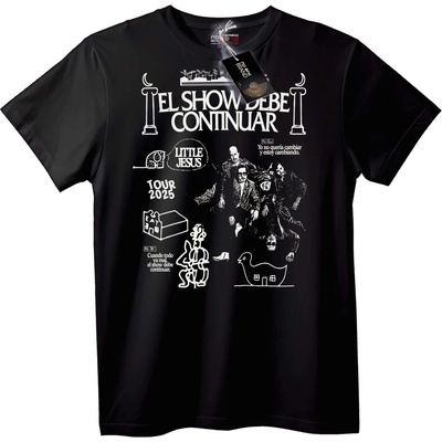 NOONEBRAND Т-шърт The Show Must Go On Tour 2025 - 7XL, White