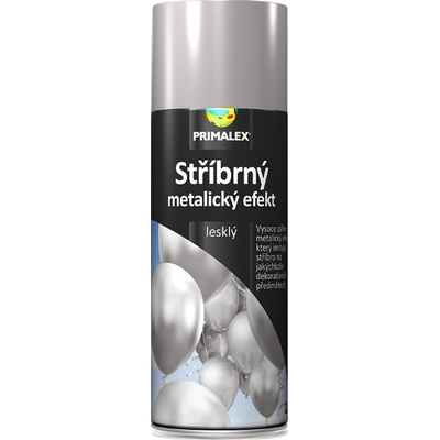Primalex metalický kovový efekt v spreji 400 ml strieborný efekt