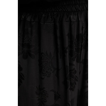 Answear Lab Панталон Answear Lab в черно с широка каройка, с висока талия (93006.IWK)