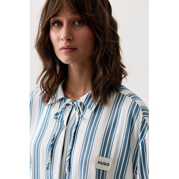HUGO пижама тип ризатип дамска от вискоза resort sl-shirt (50561663)