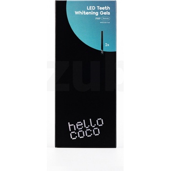 Hello Coco Bělicí gel na zuby Teeth Whitening Gels 2 x 2 ml