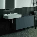 Ideal Standard Atelier Conca стенен шкаф за монтаж на стена с 1 чекмедже и плот 120 см мат антрацит (T4320Y2)
