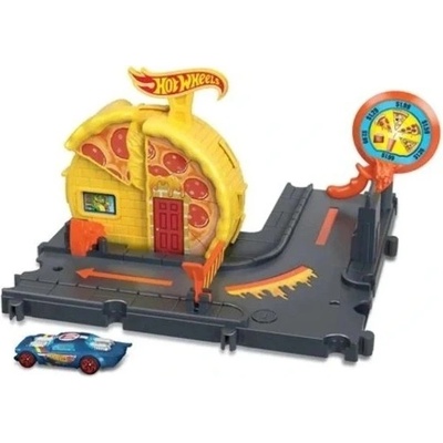 Mattel Hot Wheels Mattel City Speedy Pizza Pick-Up HKX44