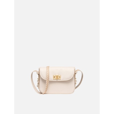 Geox Кремава дамска чанта Geox Kleopy Geox | Byal | ЖЕНИ | ЕДИН РАЗМЕР