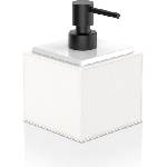DECOR WALTHER Дозатор за сапун Brownie с черна помпа бял (0937250)