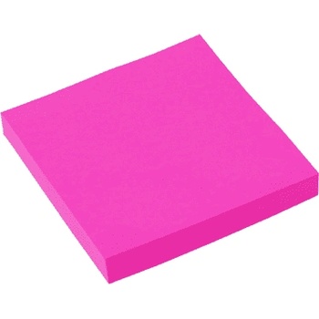 Самозалепващи листчета 75/75 мм неон, magenta