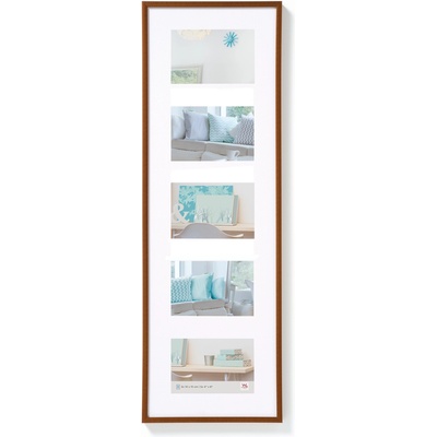 walther design picture frame bronze 5X 10x15 cm gallery with passe-partout, New Lifestyle plastic frame KV515J