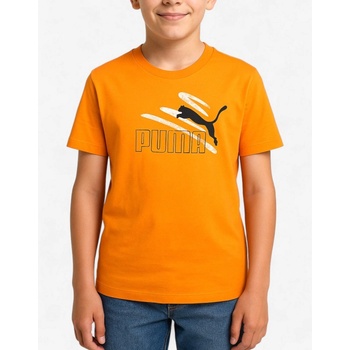 PUMA Essentials+ Logo Lab Tee Orange
