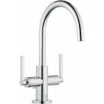 Kludi Nova Fonte Puristic двуръкохватков смесител за умивалник хром (201180515)