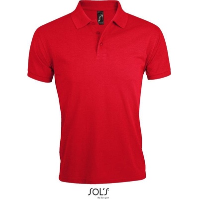 Sol's Prime Men pánske polo tričko červené