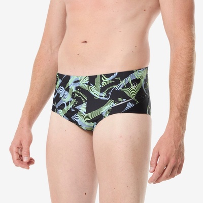 Decathlon pánske slipové plavky All Vibe čierne