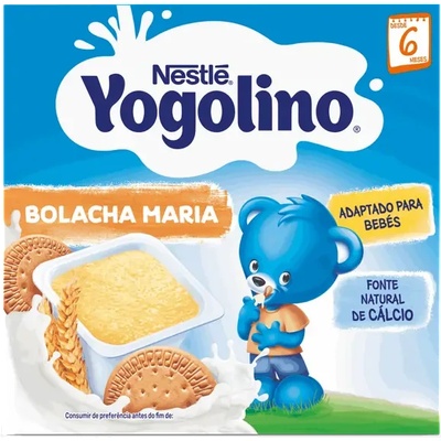 Nestle YOGOLINO Млечен десерт Бисквита 6+м, 4x100г