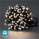 Nedis SmartLife LED Wi-Fi Teplá biela 200 LED 20 m Android IOS WIFILX01W200