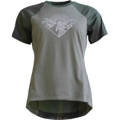 Zimtstern PureFlowz Shirt SS W Dusty Olive/Forest Night 2026