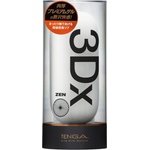 TENGA 3Dx Zen - 3D текстуриран мастурбатор (бял) - lovesexshop