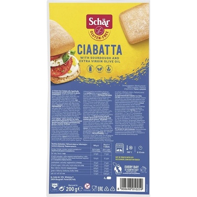 Schär Ciabatta bezlepková 200 g