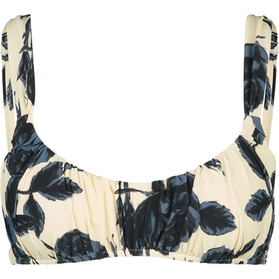 Seafolly Дамско бикини горнище Seafolly Women's Rococo Ruched Bralette Bikini top - Black - размер 44 (EU) (150-5081-0117)