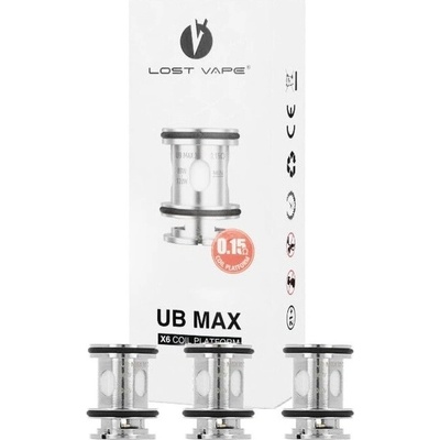 Lost Vape UB Max Coil 0,15 ohm 3 ks