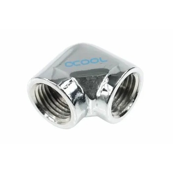 Alphacool L-конектор Alphacool HF, Вътрешна резба G1/4 - G1/4, 90°, Хром (AC-64215)