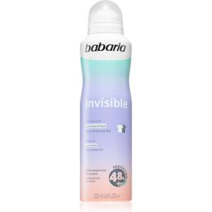 Babaria Deodorant Invisible антиперспирант-спрей срещу бели и жълти петна 200ml