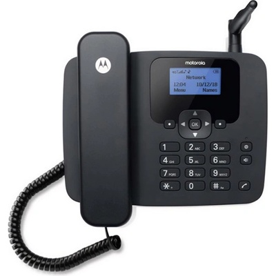 Motorola fw410l Жичен телефон, слот за sim карта, ЧЕРЕН g96000n18b1aes03 (g96000n18b1aes03)