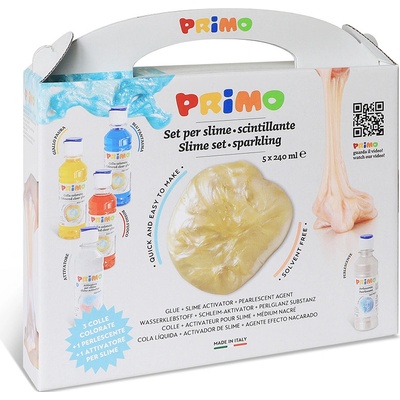 Primo Sada na výrobu slizu 3x lepidlo, aktivátor - perleťové médium