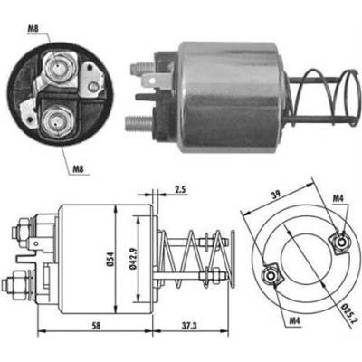 Elektromagnetický spínač pre żtartér MAGNETI MARELLI 940113050383