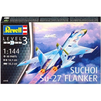 Revell Plastic ModelKit letadlo 03948 Su-27 Flanker 1:144