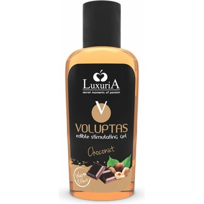 Intimateline Luxuria Voluptas Jedlý Masážní Gel S Hřejivým Účinkem Choco 100 ml