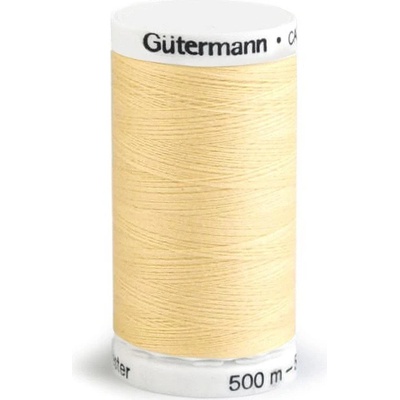 Polyesterové nitě Gütermann návin 500 m Barva: 325 Cloud Cream