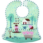 Babyono Лигавник с животни Babyоno - Прасенца, зелен (5901435407356-зелен с прасенца) - baby
