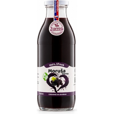 Zamio 100% ovocná šťava Moruša čierna 0,5 l