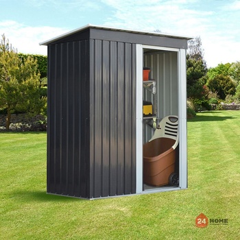 Image 1 of Sunny Градинска барака за инструменти, цвят антрацит, 162x86 cm