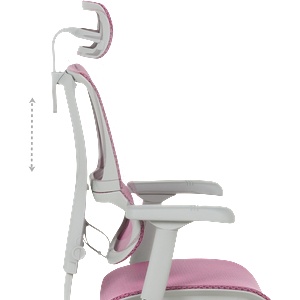 Ergohuman Ергономичен стол ergohuman ioo elite 2 - сива рамка - розов (3520673) - bay