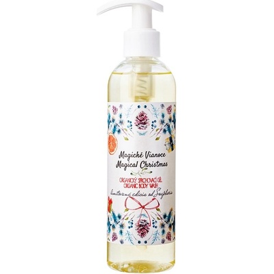 Soaphoria Magical Christmas organický sprchový gel pro jemnou a hladkou pokožku Coconut Oil Jojoba Oil Essential Oils 250 ml