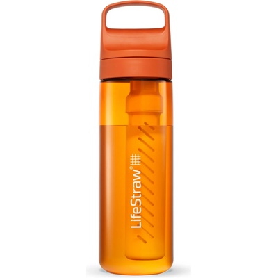 LifeStraw Бутилка с филтър Lifestraw Go Water filter - Kyoto Orange - размер 650 ml (538-0224-0411)