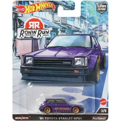 Mattel Hot Wheels Premium Ronin Run '81 Toyota Starlet KP61