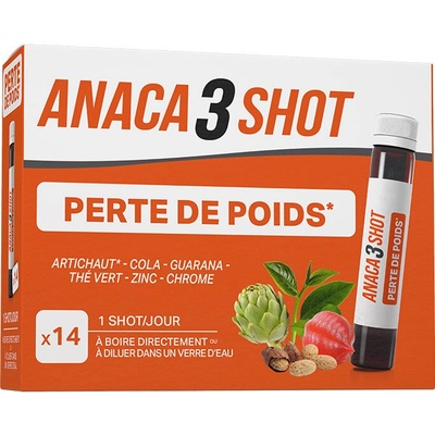 Anaca3 Анака3 За оптимално телесно тегло, 14 флакона x 25 ml | Anaca3 (335402 NTRV)