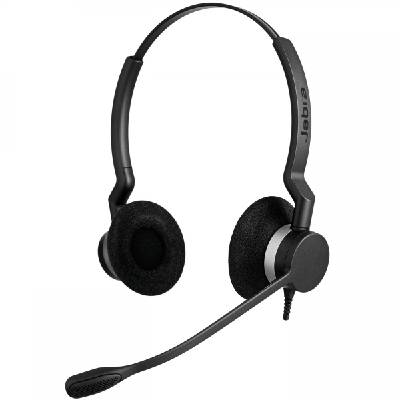 Jabra Biz 2300 Duo Sluchátka s mikrofonem Kabel Přes hlavu Kancelář / call centrum USB typu C Bluetooth Černá (2399-829-189)