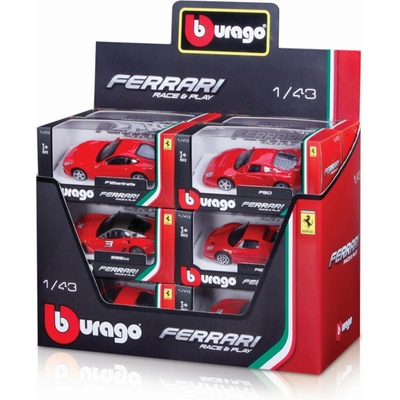 Bburago Ferrari 458 Italia Challenge Červené 1:43