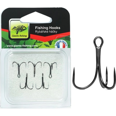 Giants Fishing Trojháčky bez protihrotu 2X Strong vel.12 5 ks